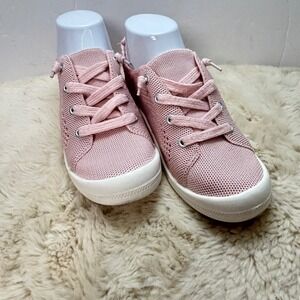 Madden Girl Pink Knit Lace Up‎ Casual Comfort Sneakers Womens Size 7